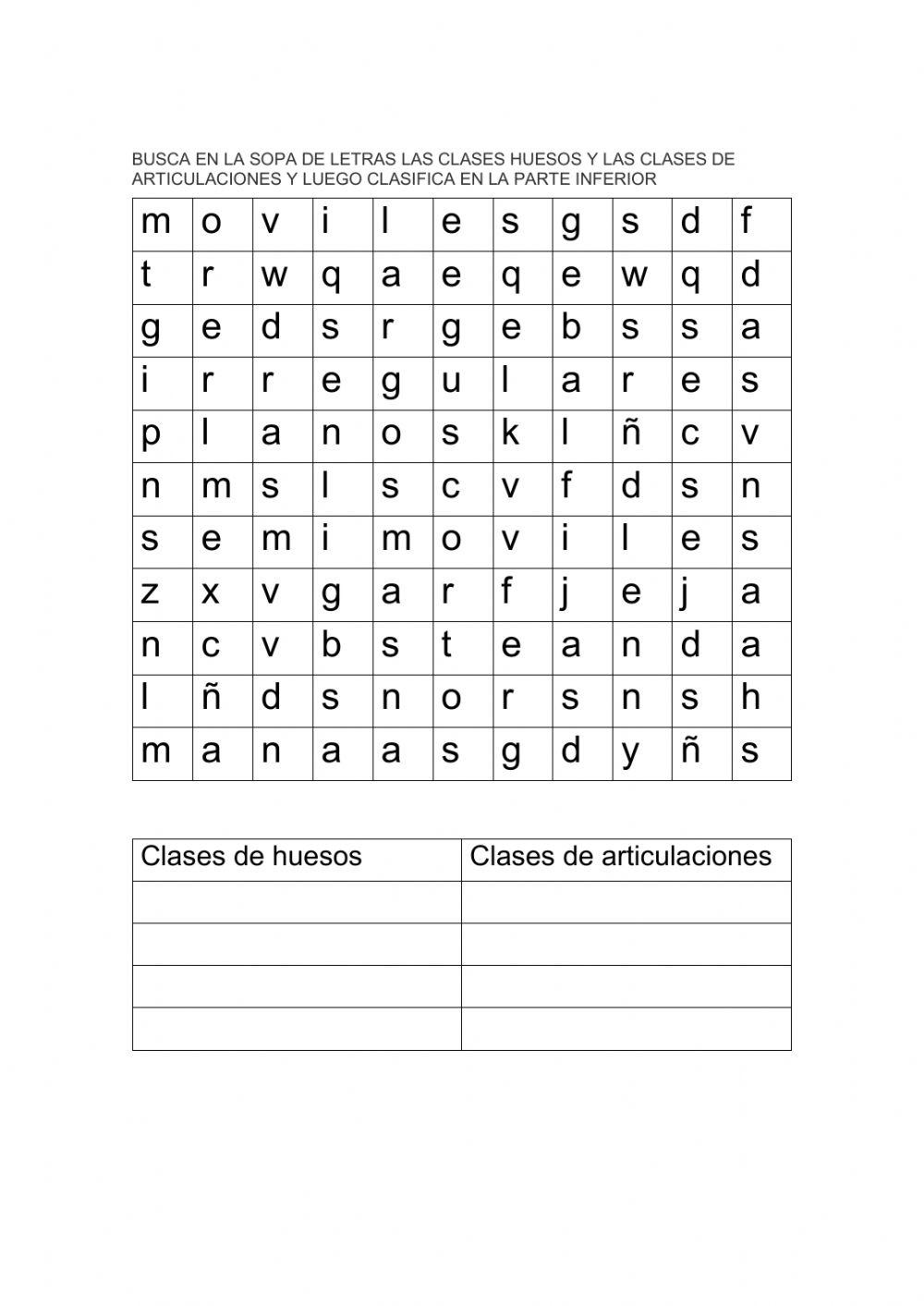 Sopa de letras