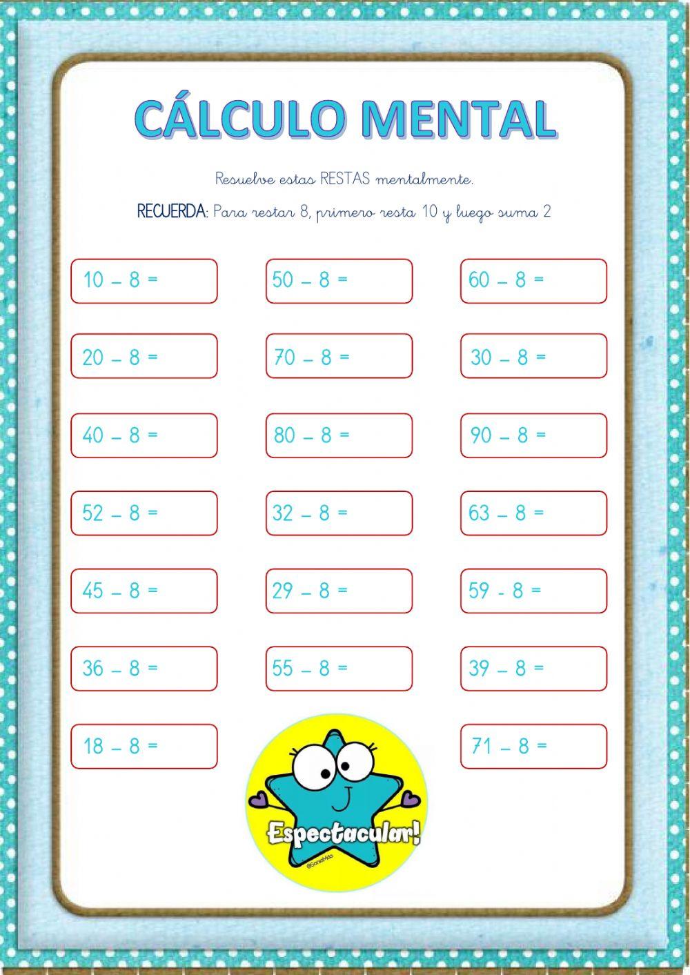 Cálculo Mental 20