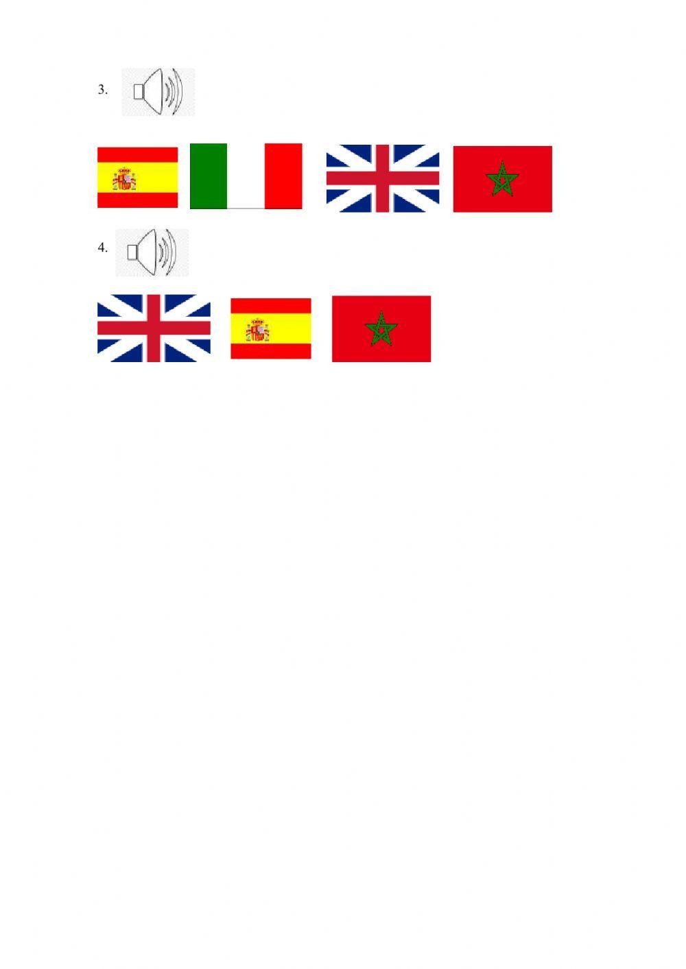 Les nationalités et les langues