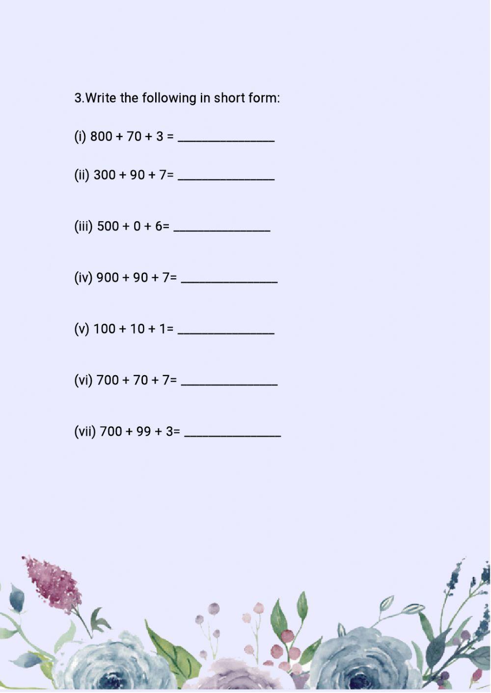 place value and face value (1)