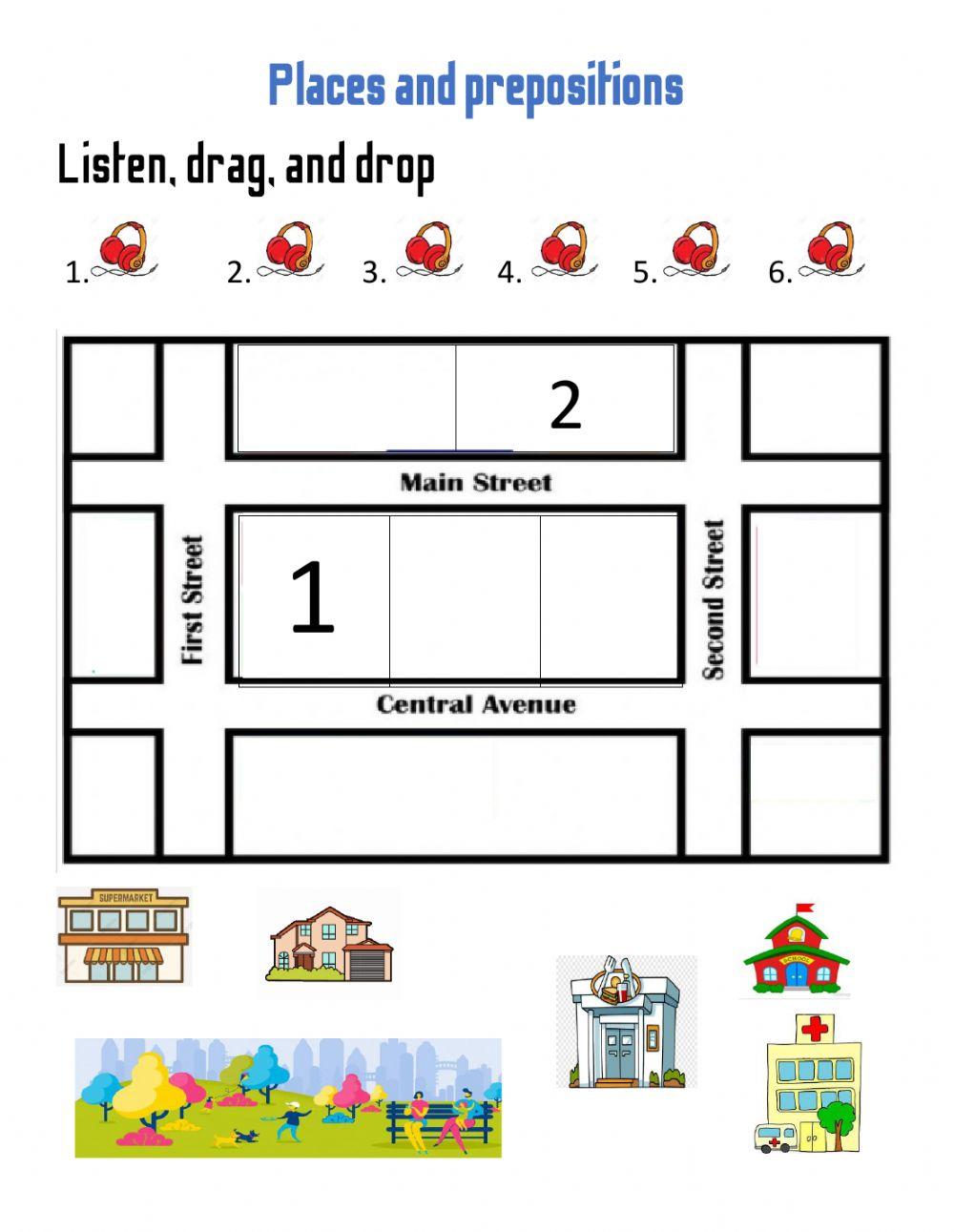 Places and prepositions