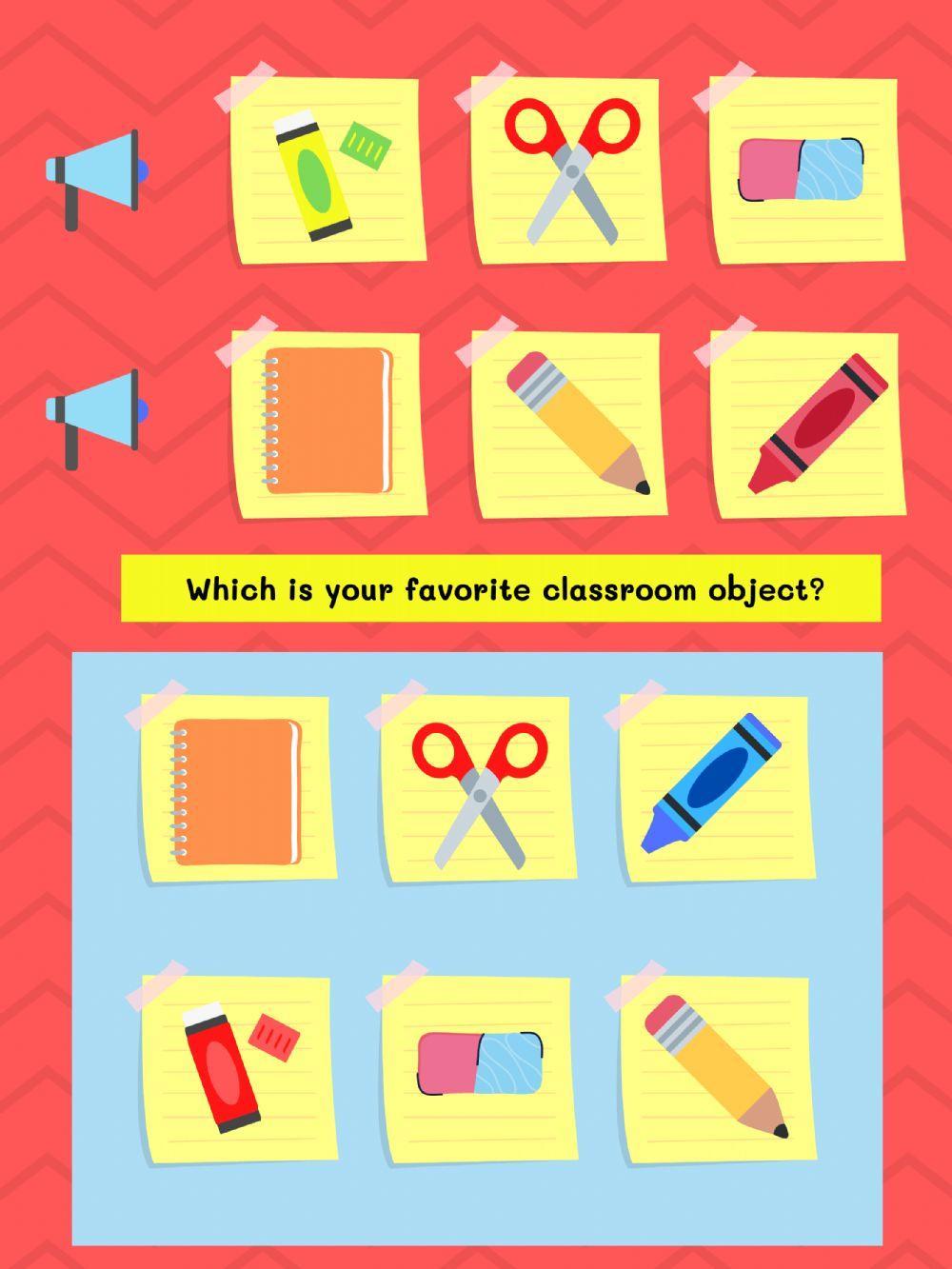 Classroom objects