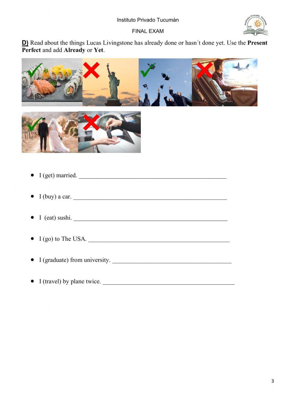 6to Examenes Completar Carrera