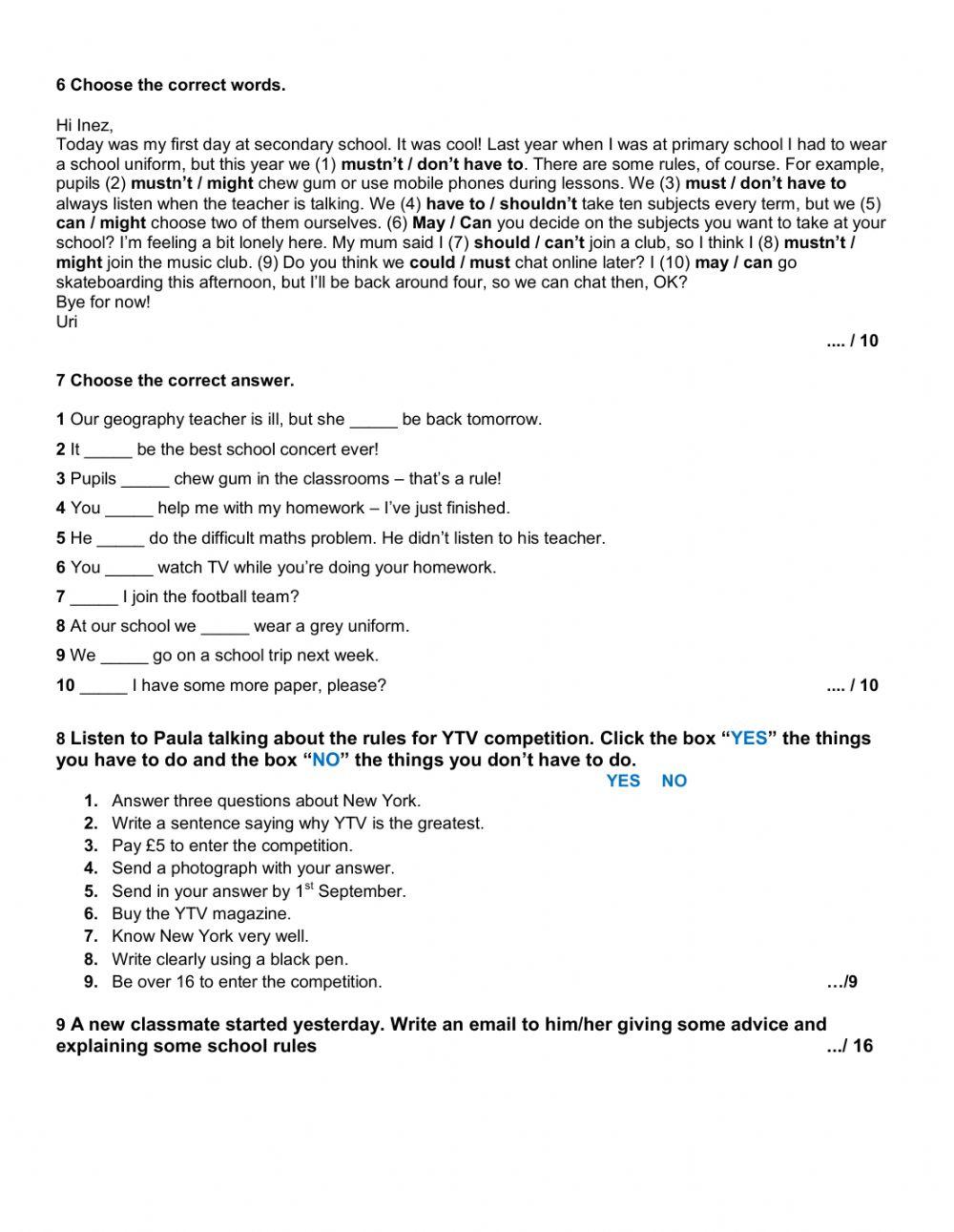 Laser A2- Test Unit 6