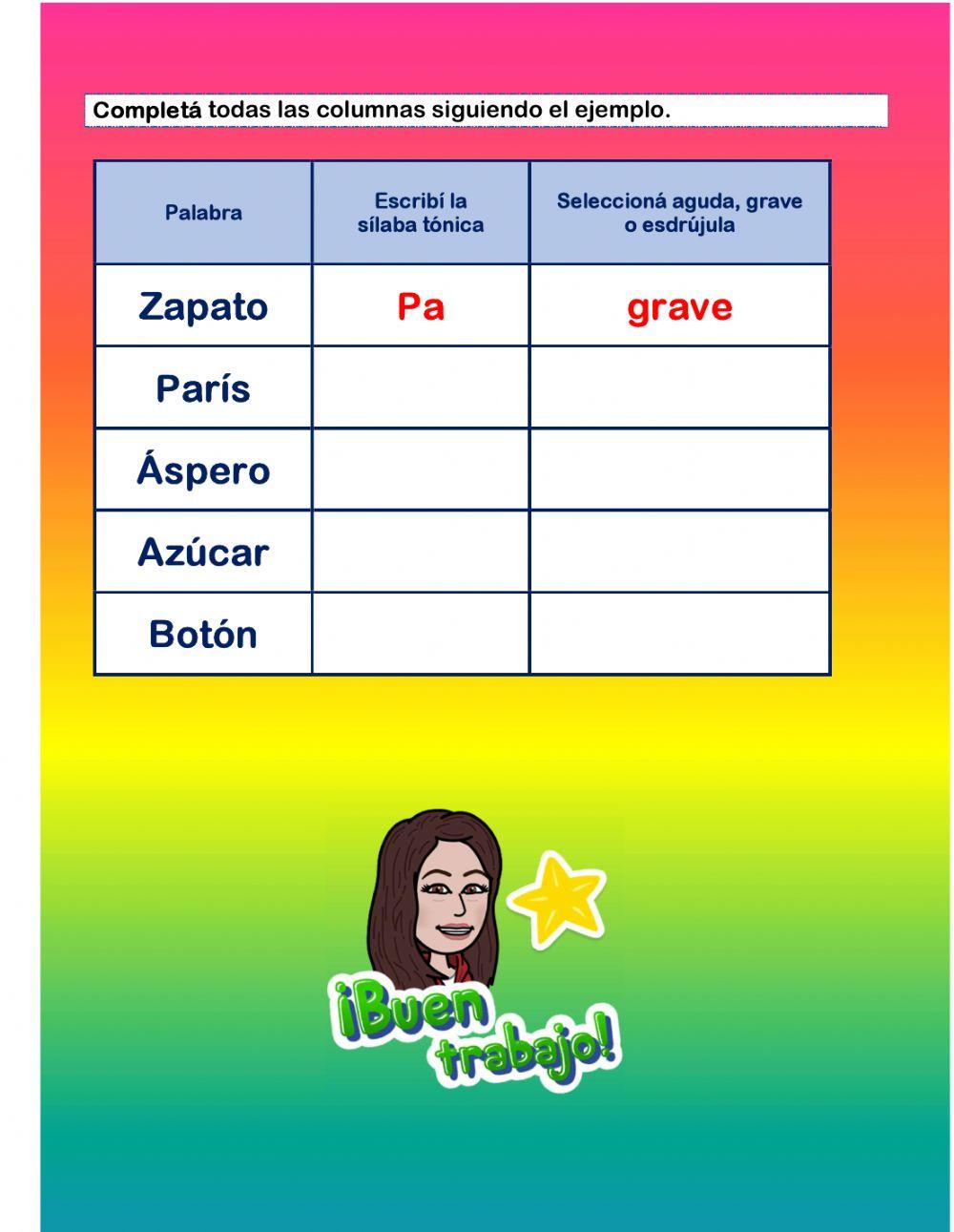 Acentuación - Sem.  30