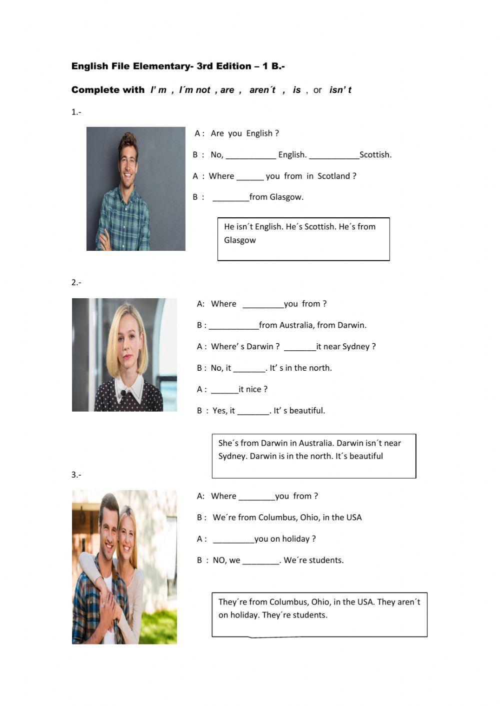 Countries and nationalities