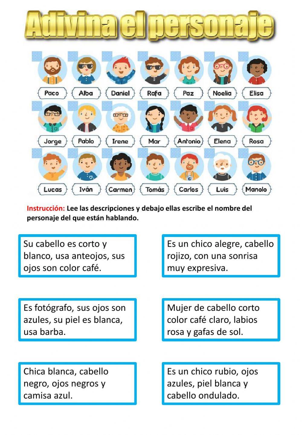 Descripciones Descripciones