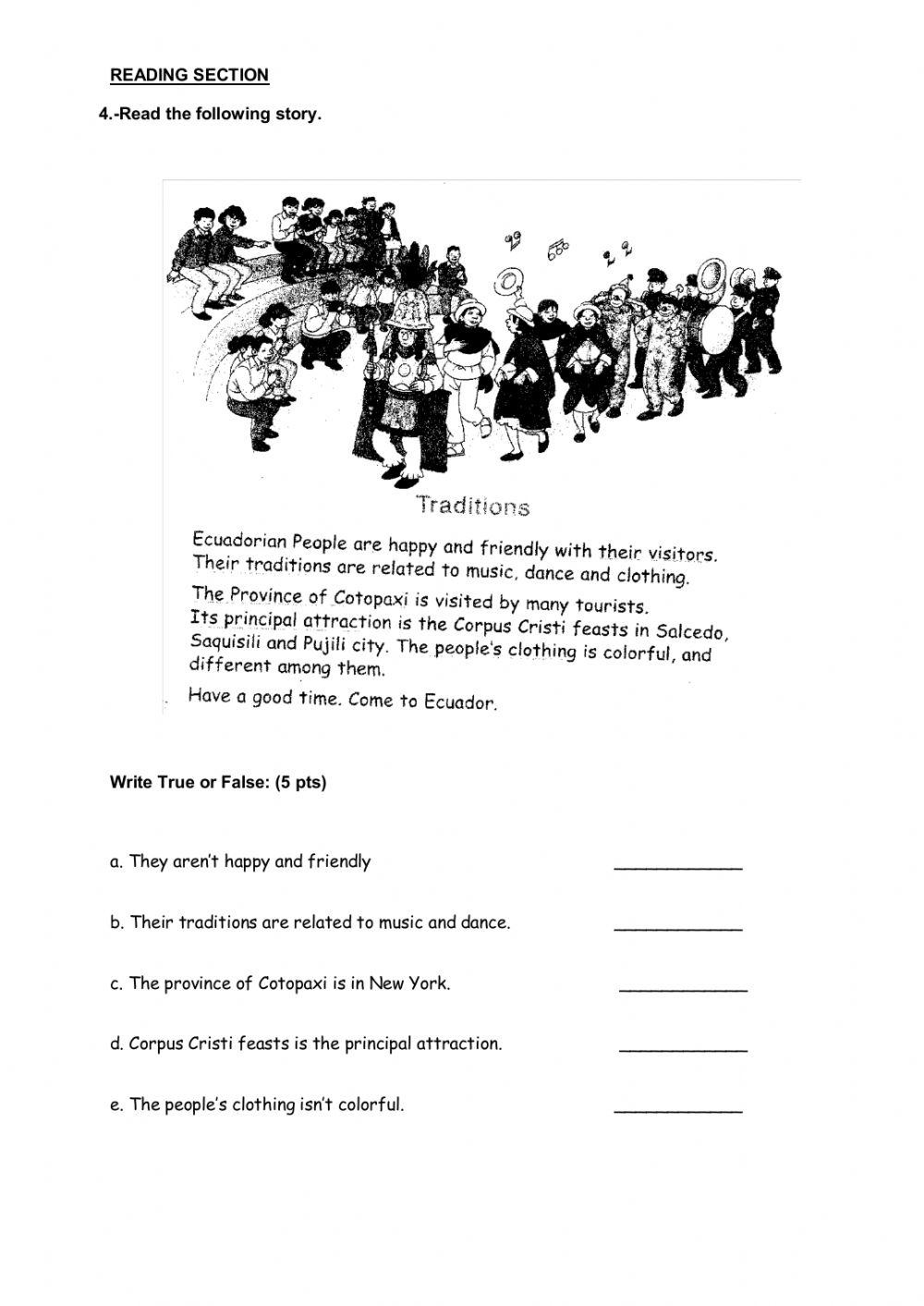 Prueba de Ingreso 5to