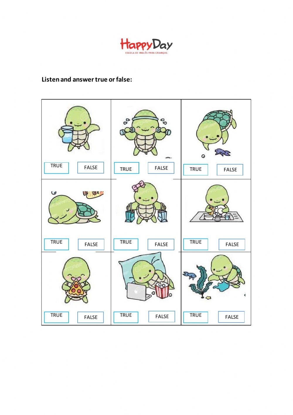 Sea turtle actions