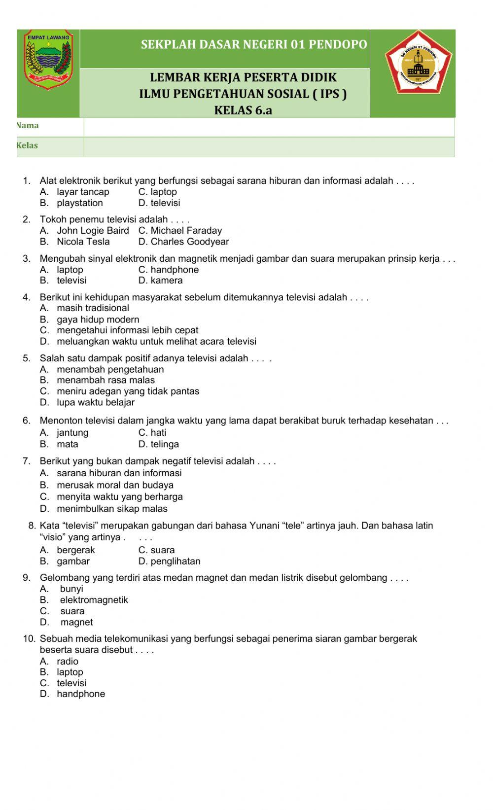 Evaluasi Pengaruh Televisi