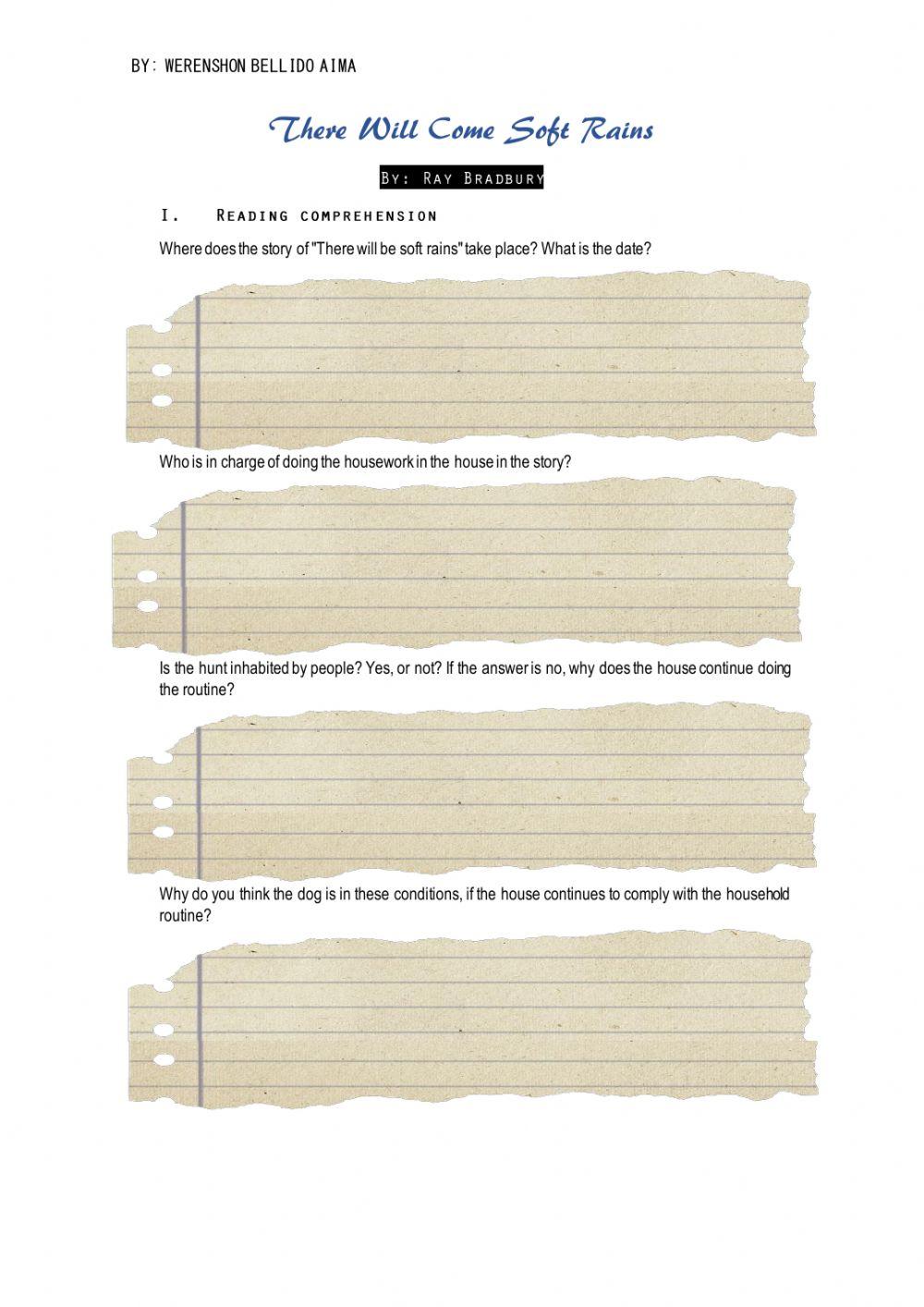 There Will Come Soft Rains