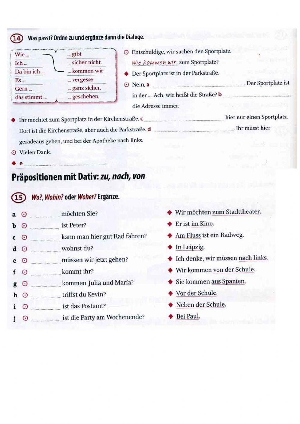 Wohin? - nach-zu Wohin? - nach-zu