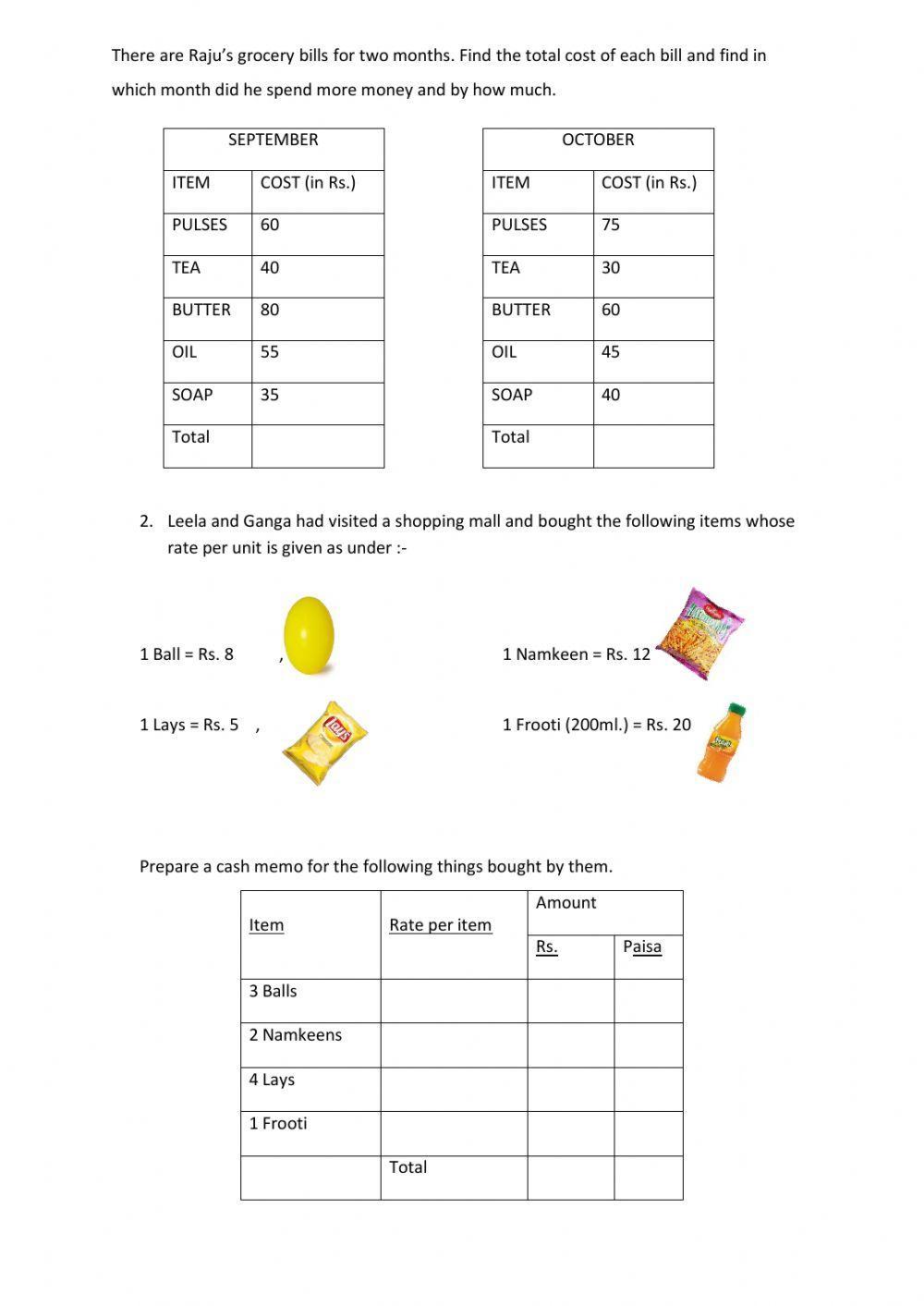 Rupees To Paise Worksheet Live Worksheets 55% OFF