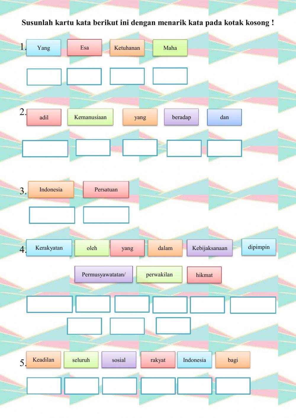E-lkpd kelas 1 tema 3 PANCASILA