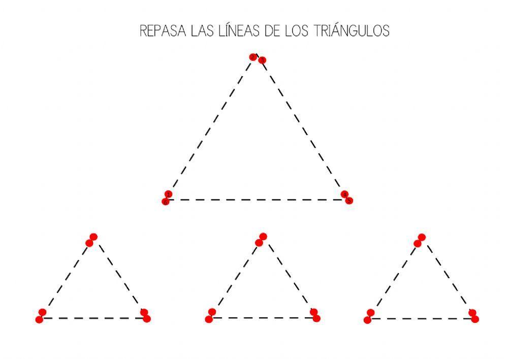 Grafomotricidad triángulos
