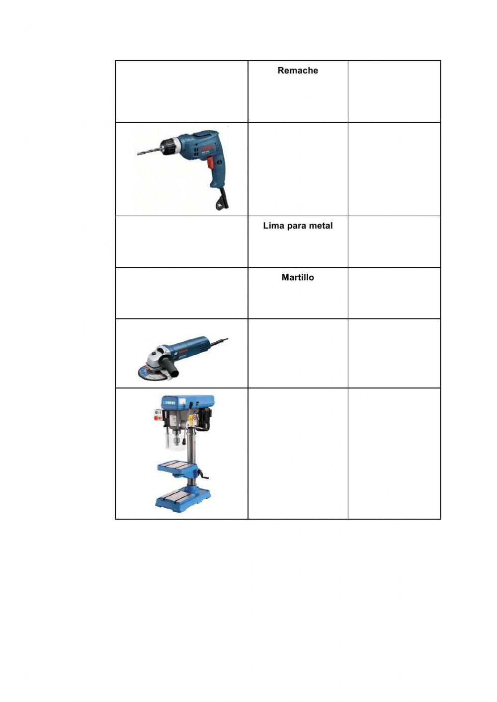 Herramientas para metales