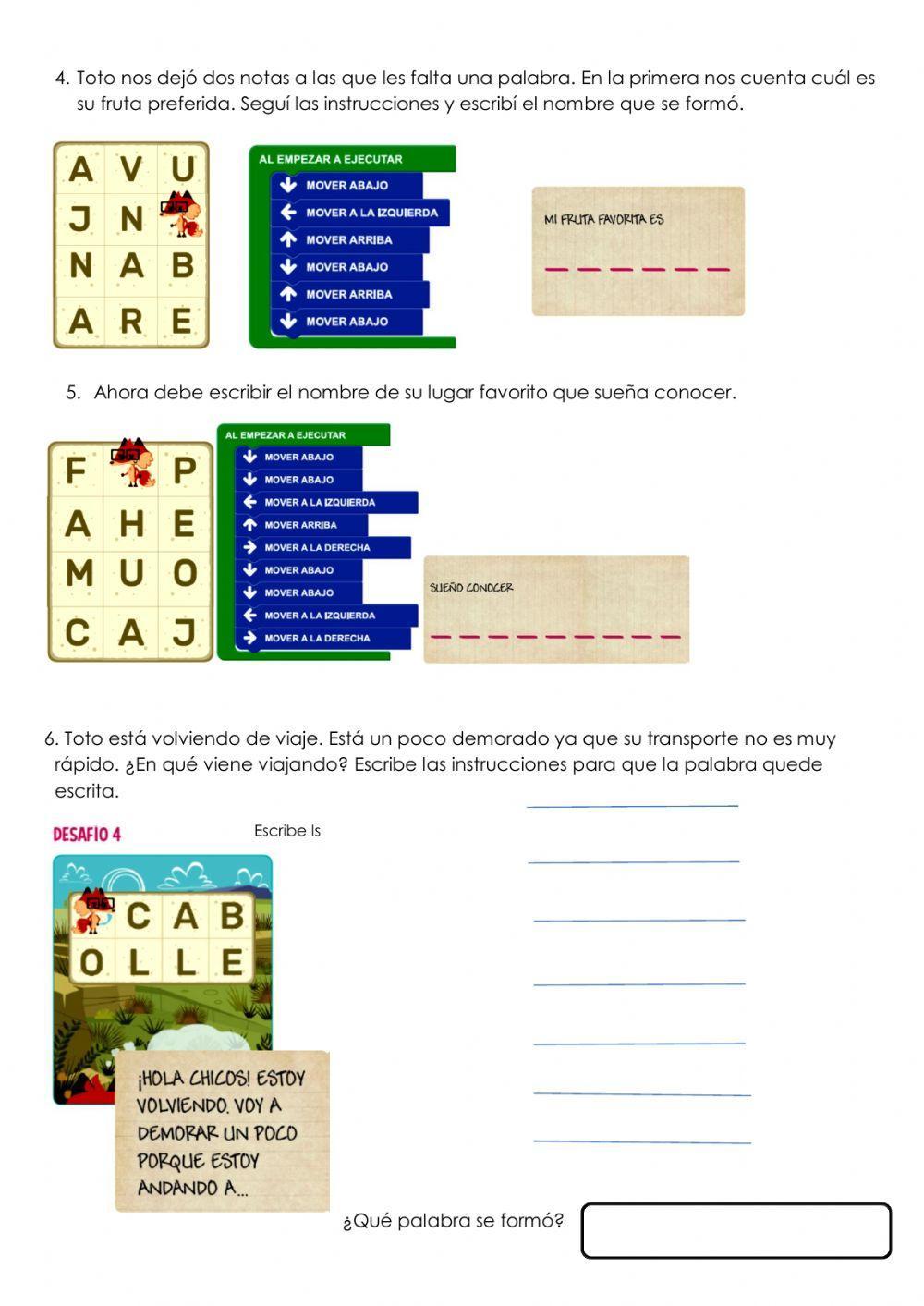 Las palabras de Toto