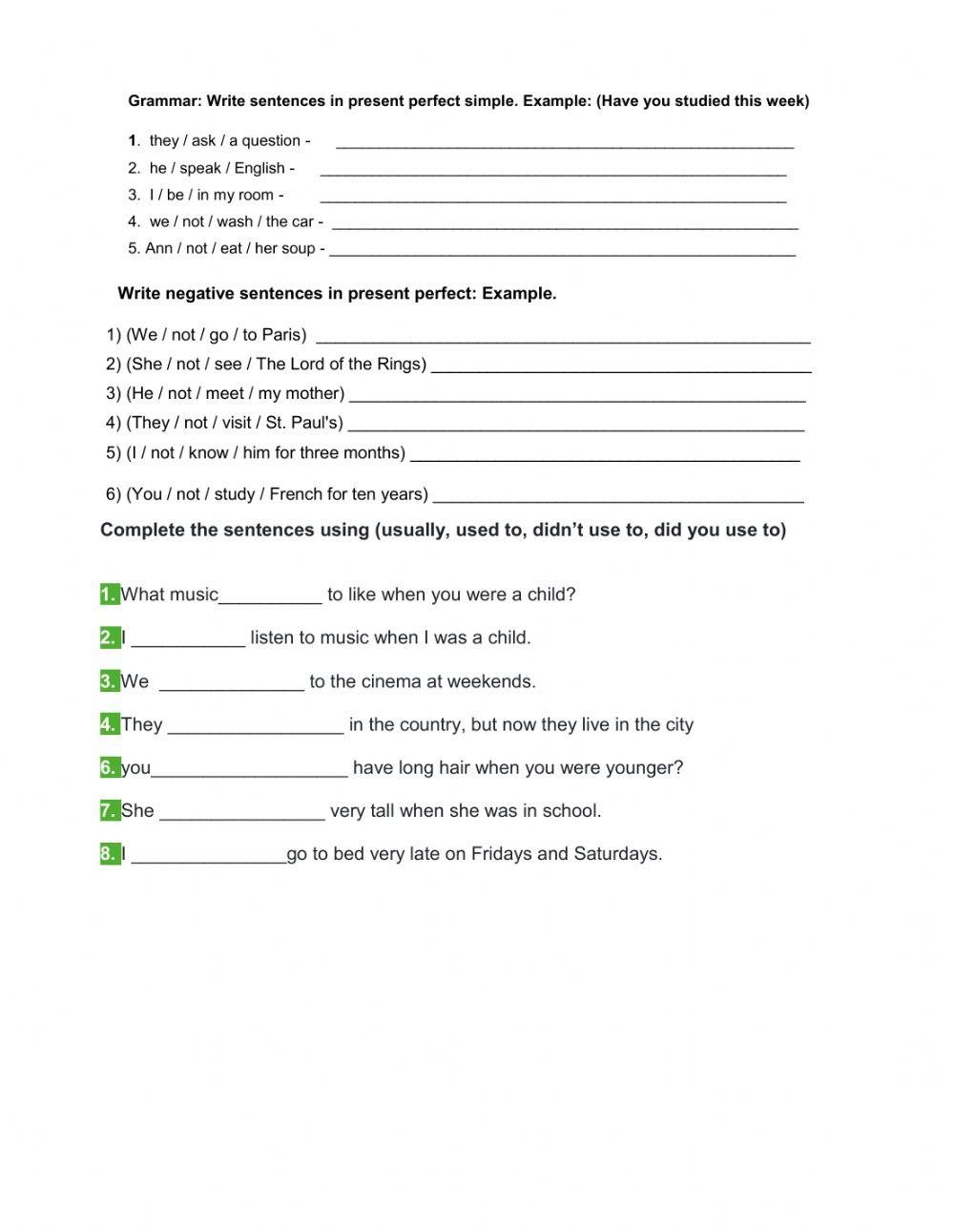 Progress check, Unit I