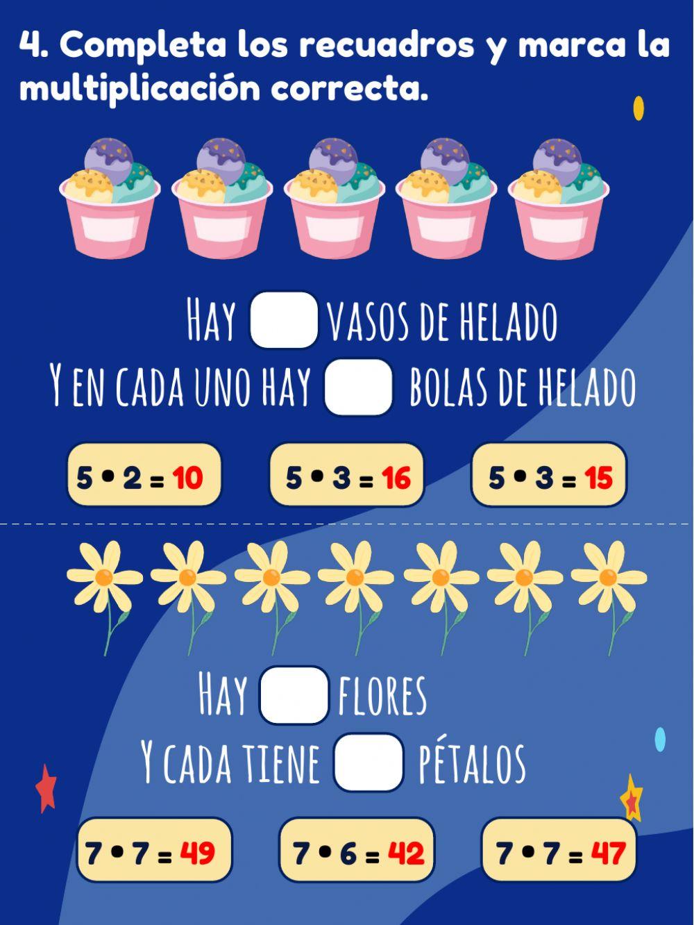 Desafío Interactivo Multiplicación