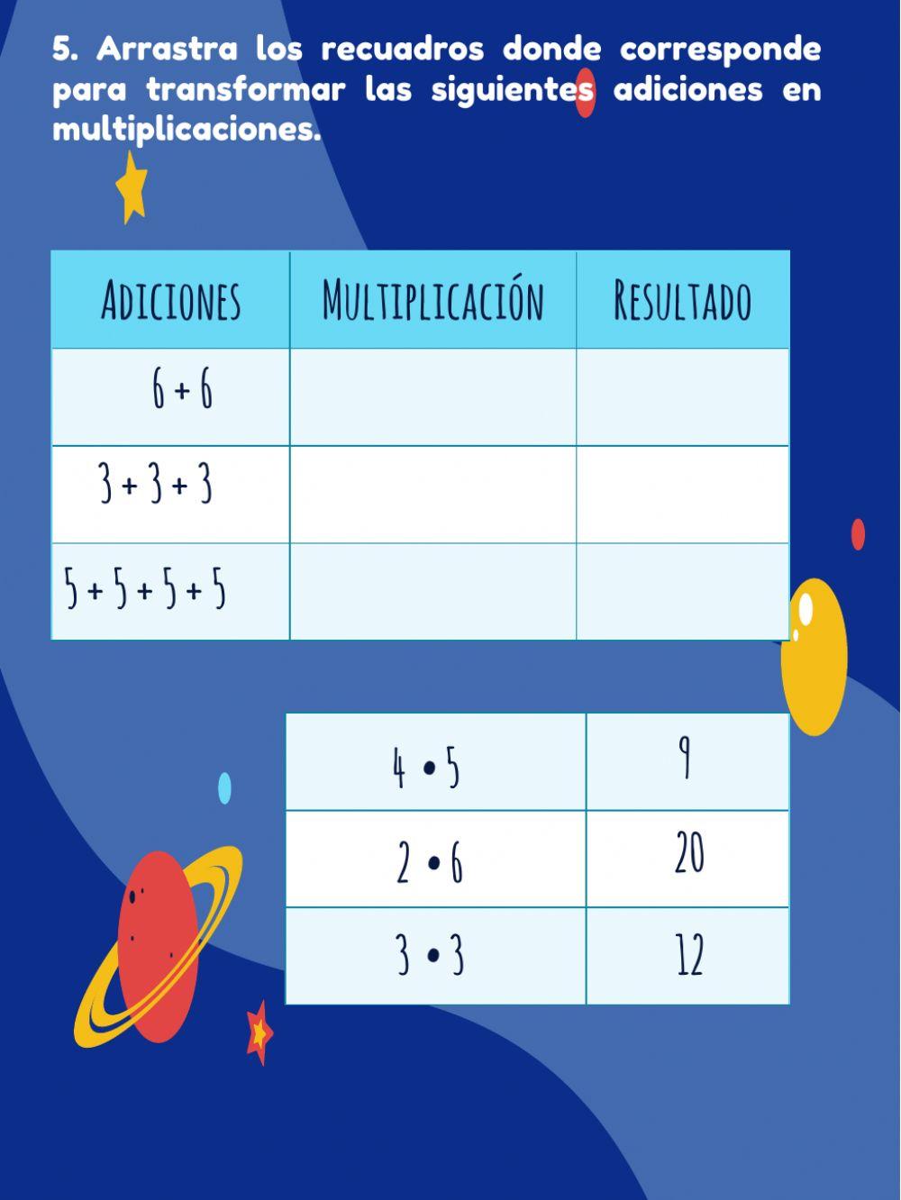 Desafío Interactivo Multiplicación