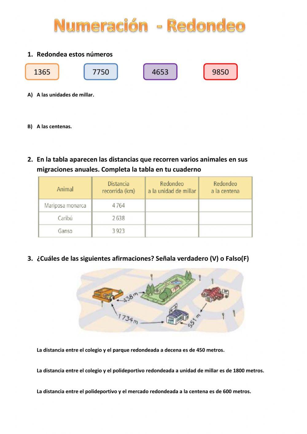 Redondeo Unidades de millar