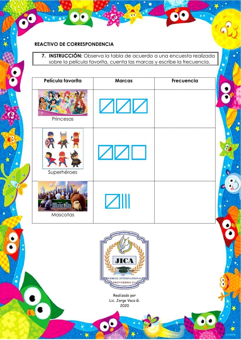 Evaluación Matemática 2do EGB Parcial 1