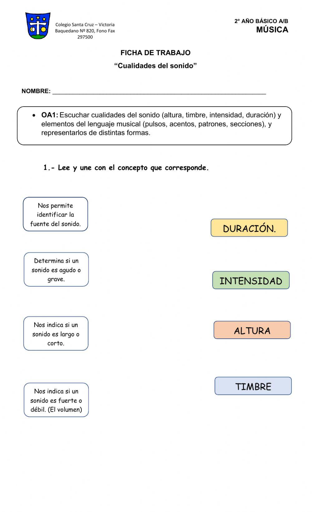 Cualidades del sonido