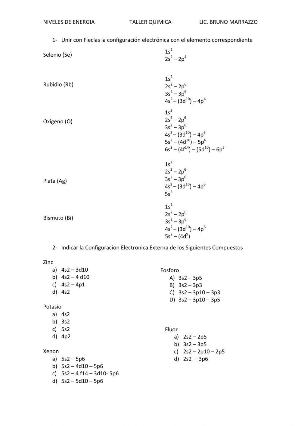 Configuracion Electronica