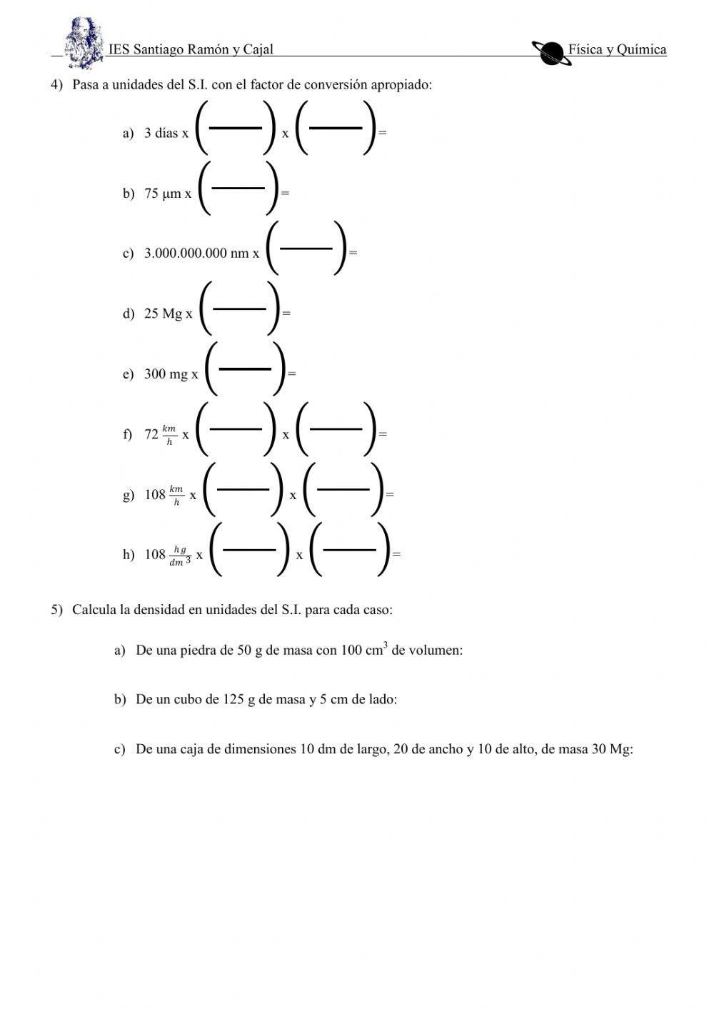 Método científico, magnitudes y unidades 2ºESO