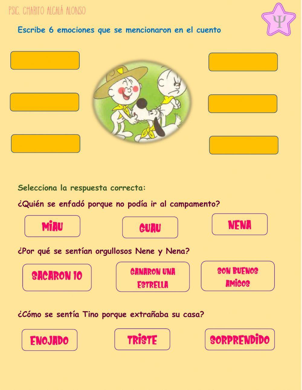 Cuento: ¿Cómo estás?