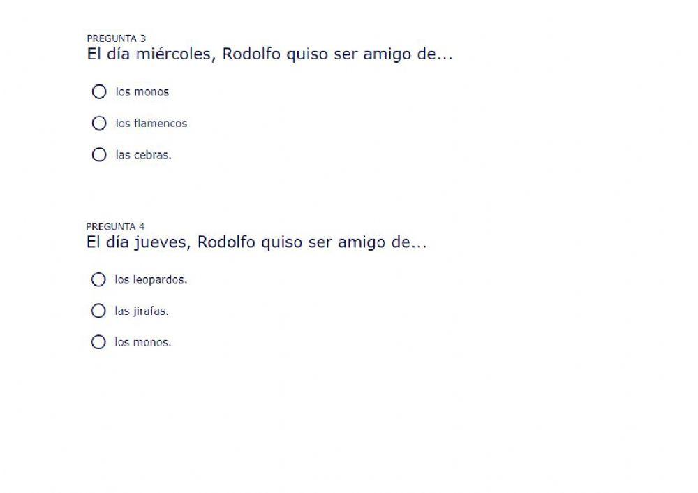 Actividades de refuerzo