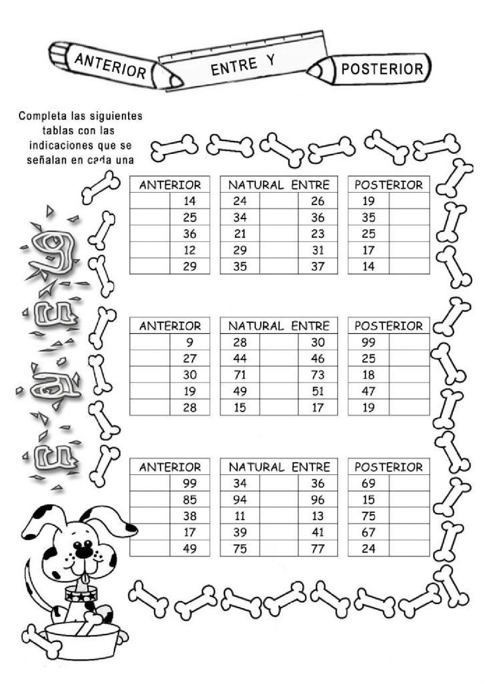 Anterior y Posterior