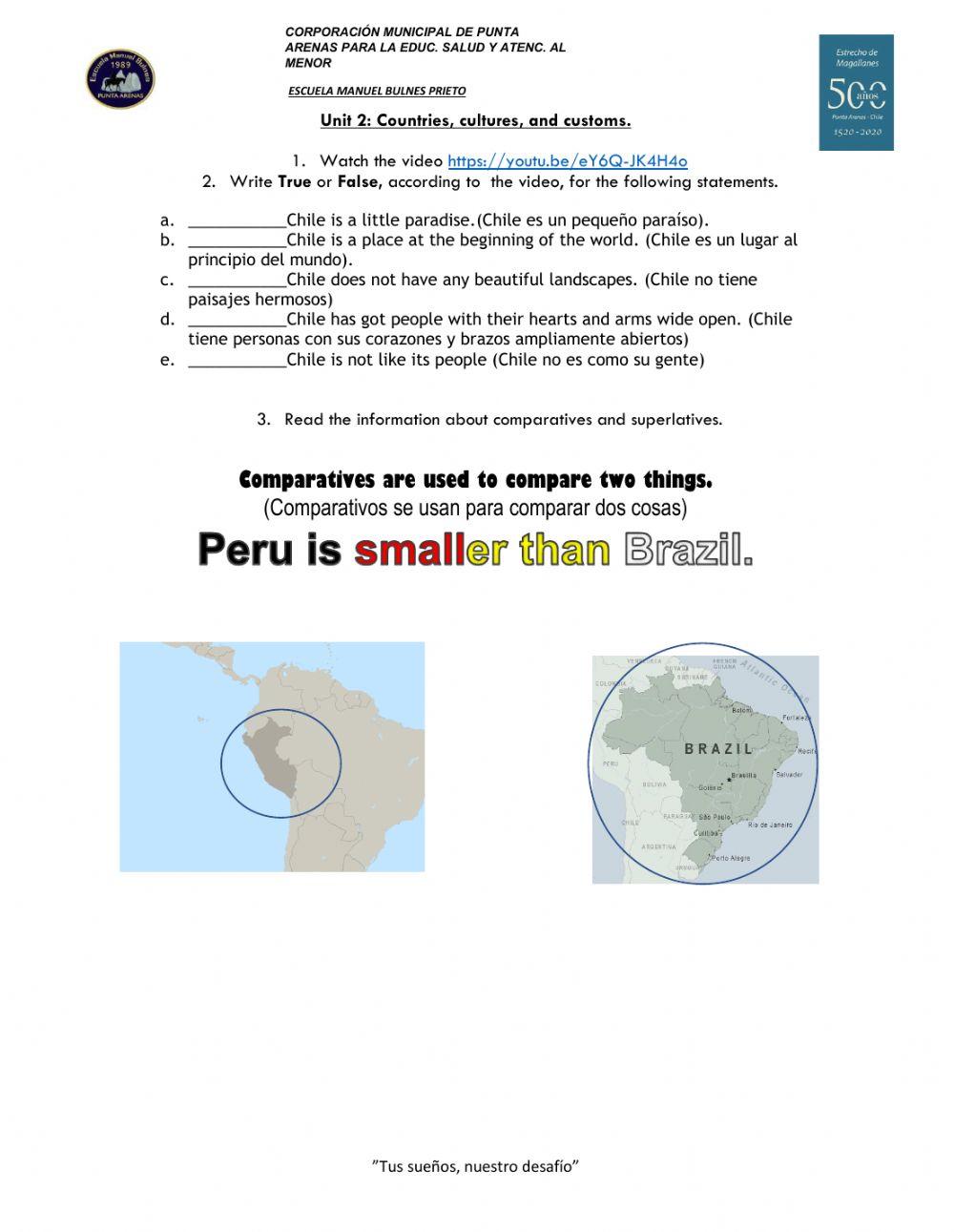 Comparatives and Superlatives