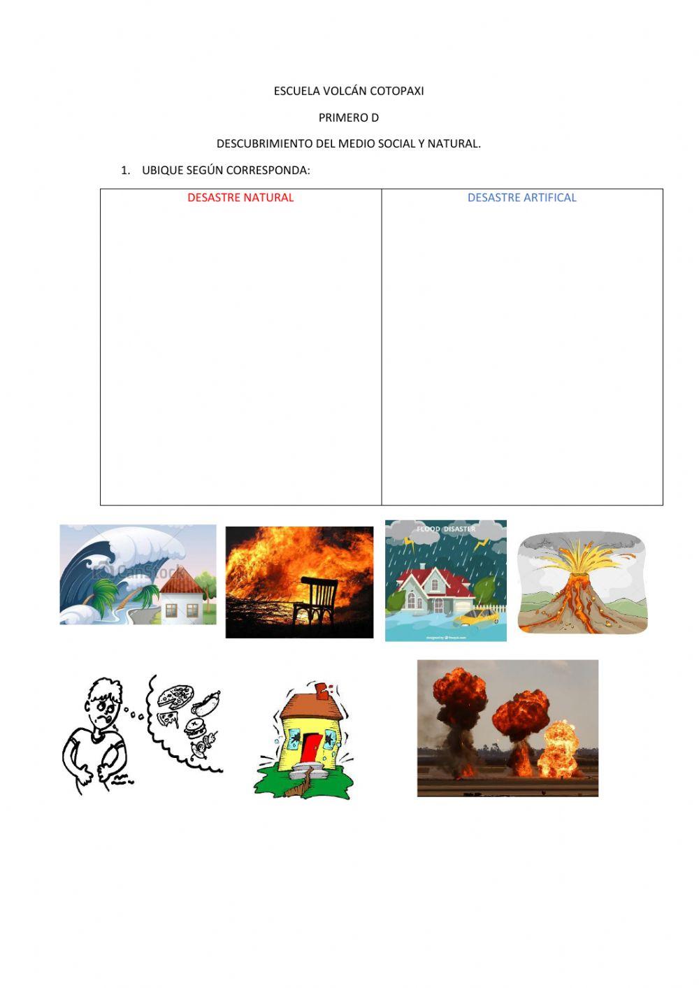 Desastres naturales-artificiales