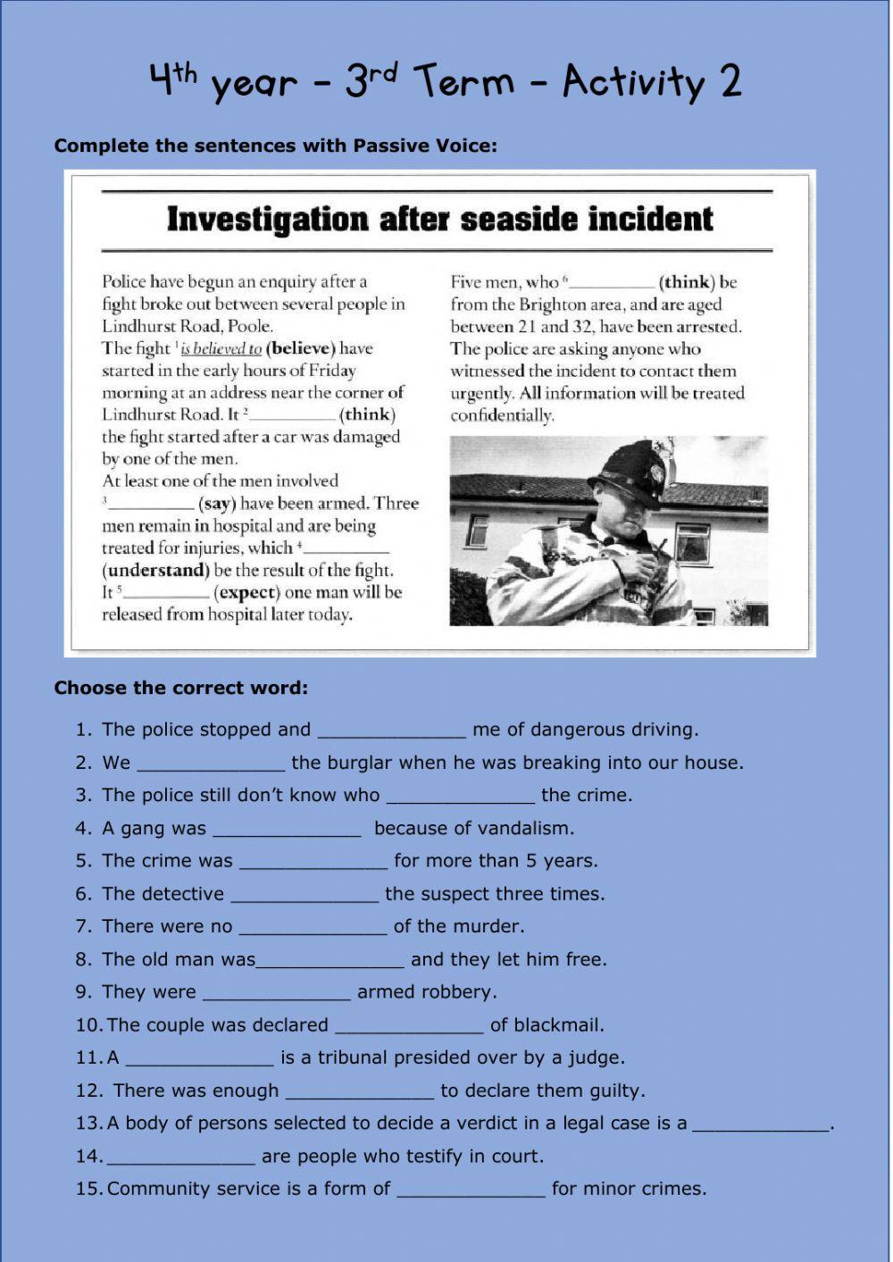 4º año - Actividad 2 - 3º trimestre