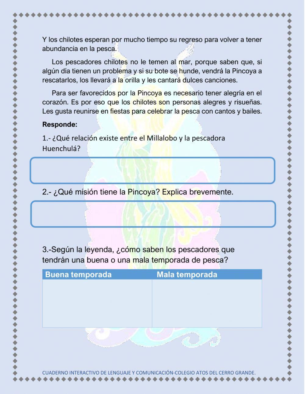 Guia de comprensión lectora