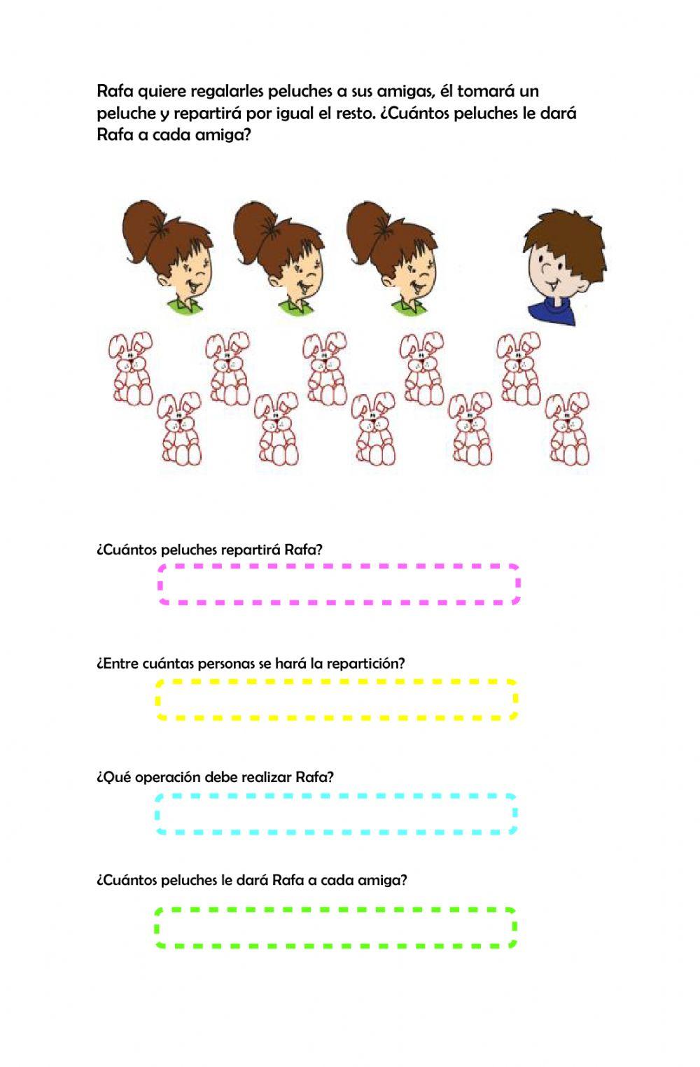 Solución de problemas, divisiones
