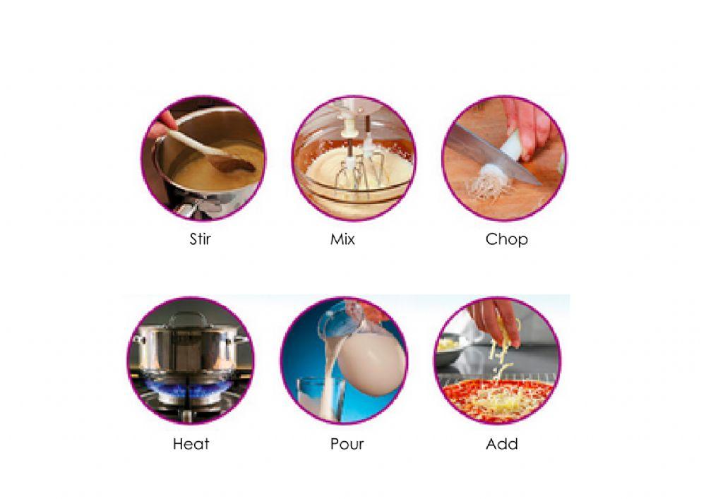 Cooking verbs