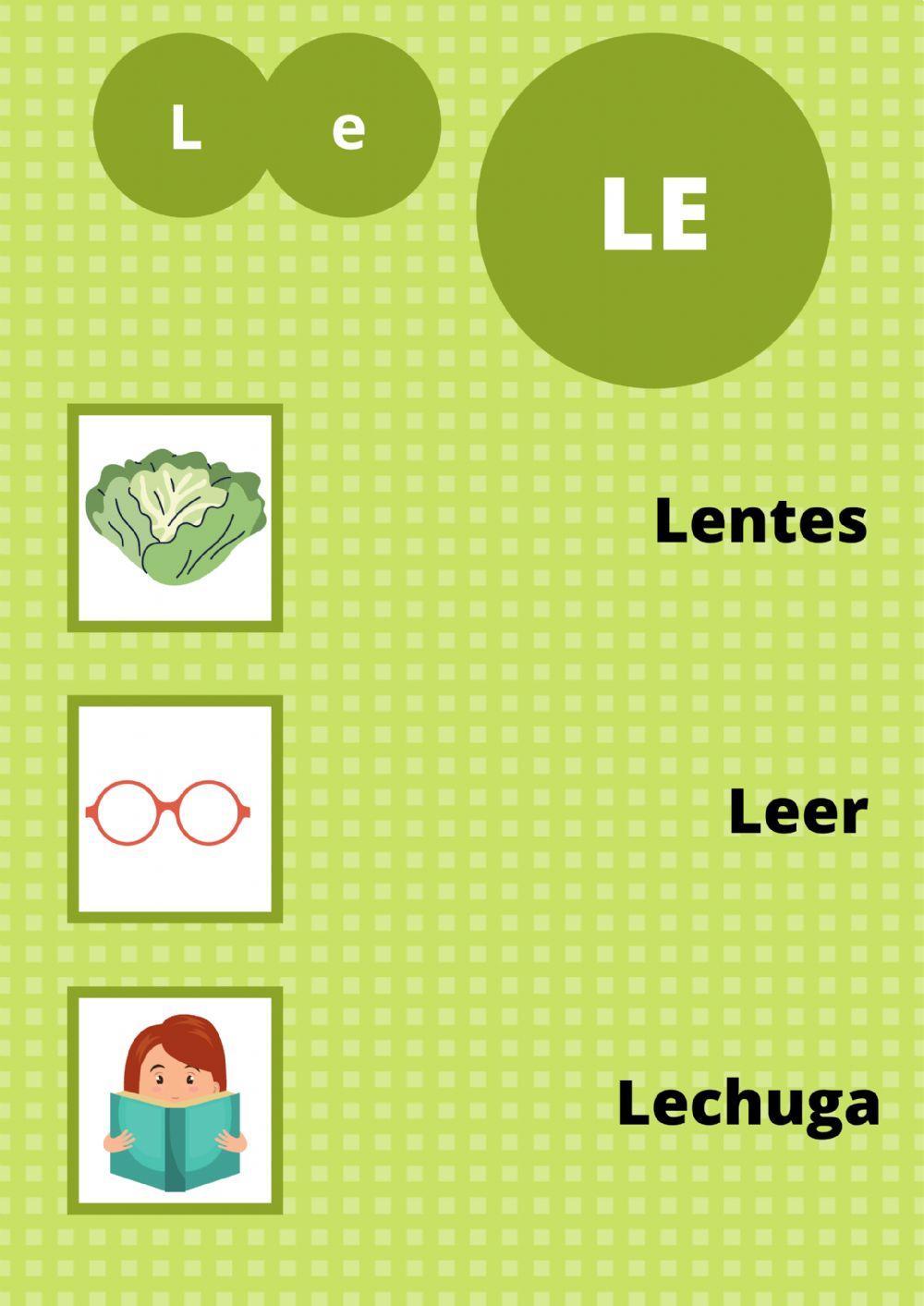 Conciencia silábica con -l-