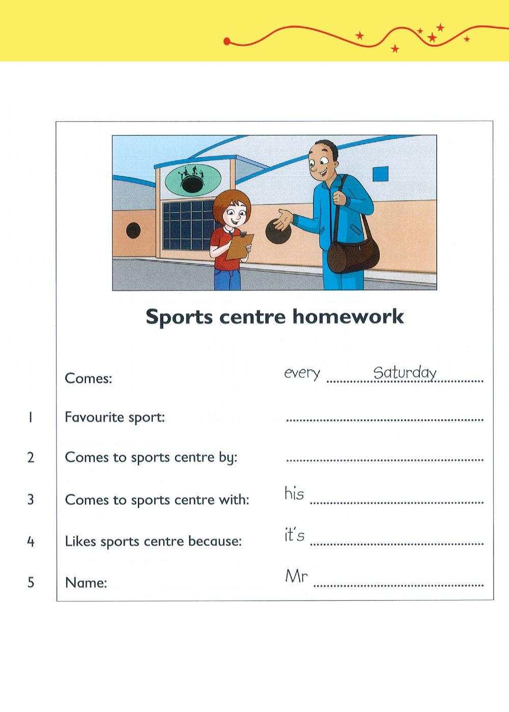 Grade2-3-listening-sportscentre