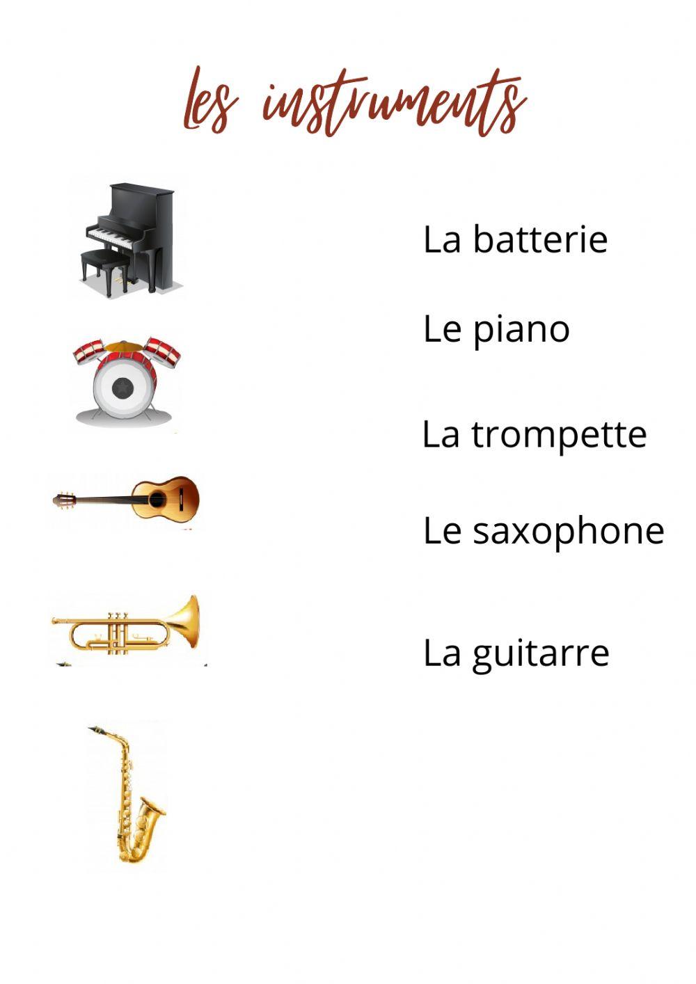 Les instruments