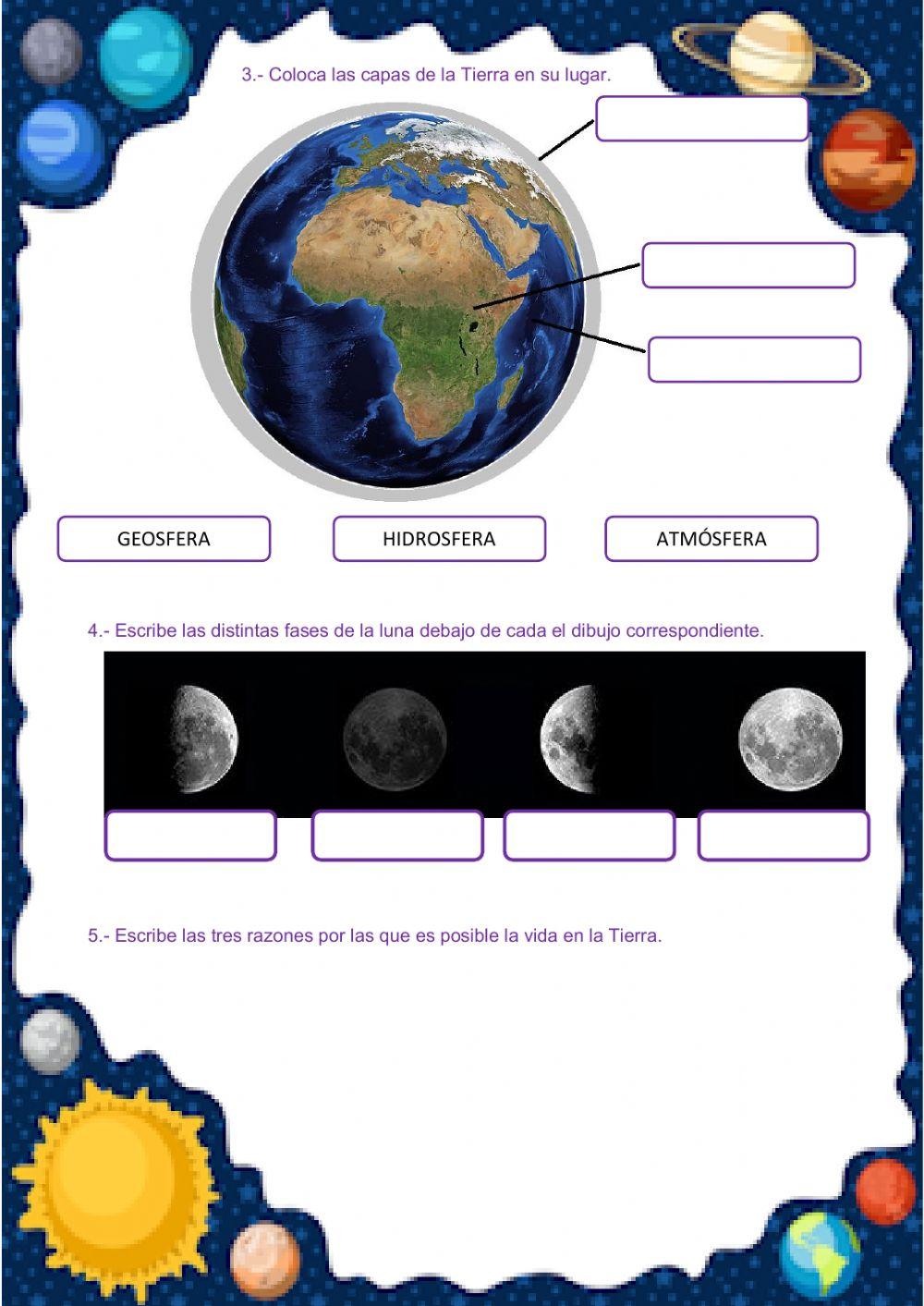 Repaso sistema solar