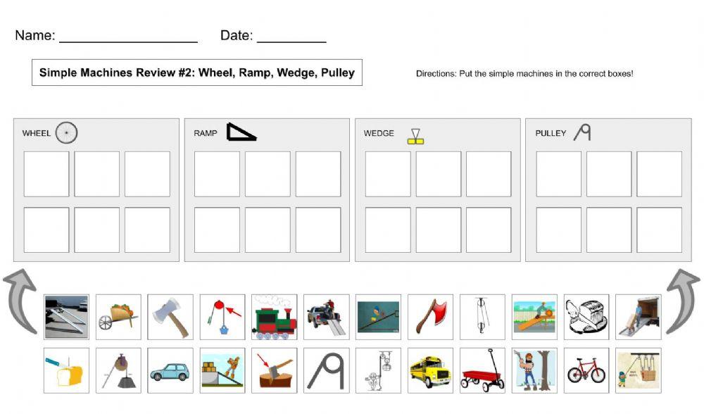 Simple Machines… | Free Interactive Worksheets | 6136739