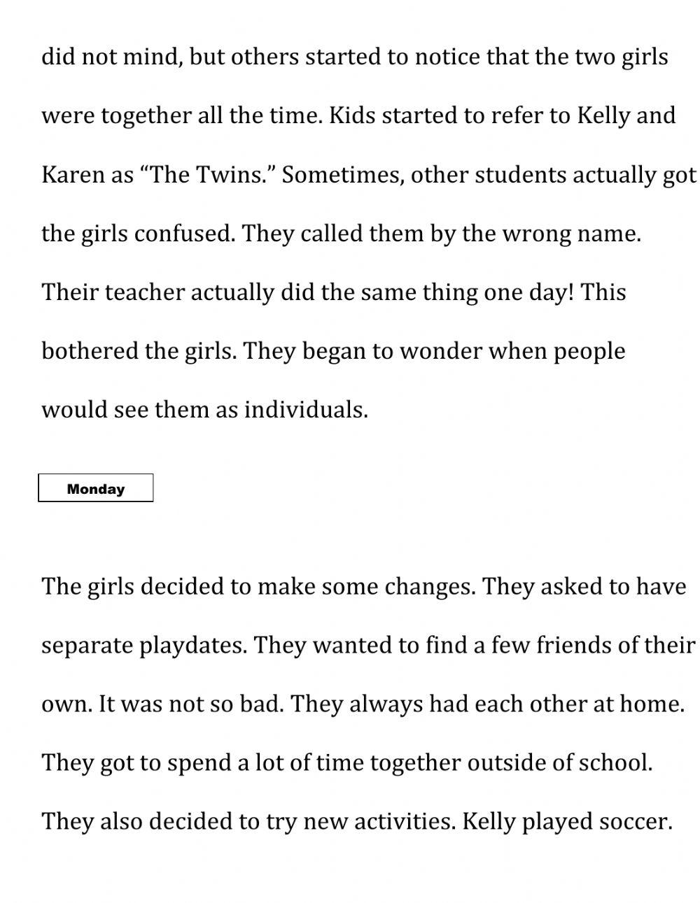 Seeing Double - Translation