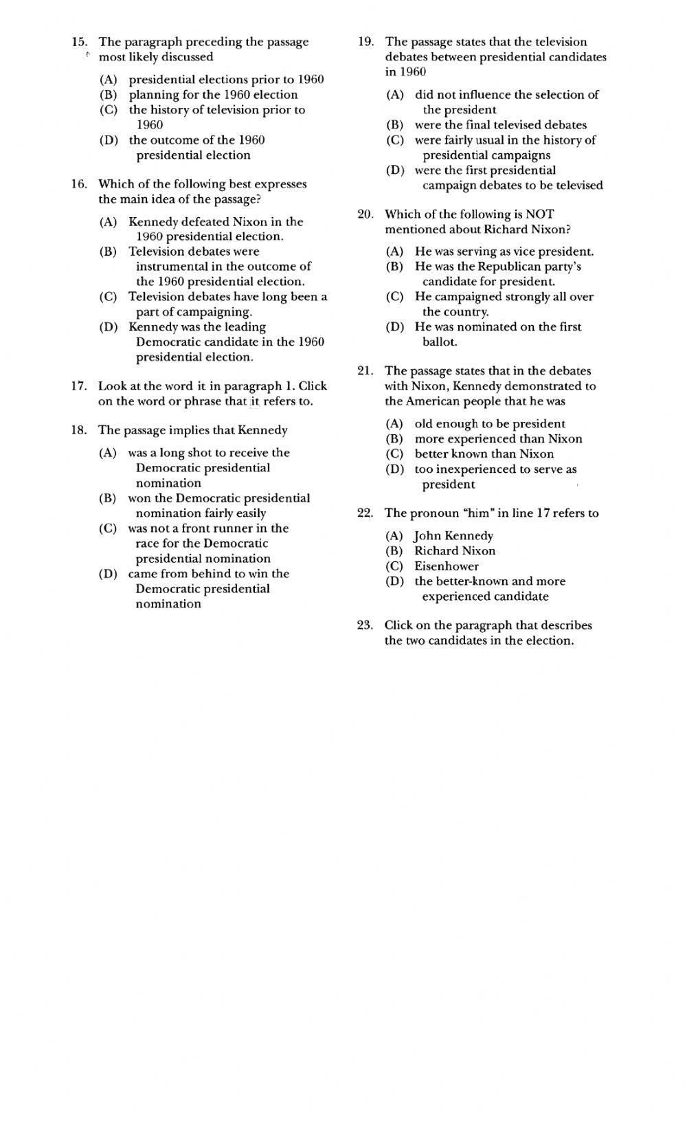 Toefl Skill 6 and 7 Toefl Skill 6 and 7