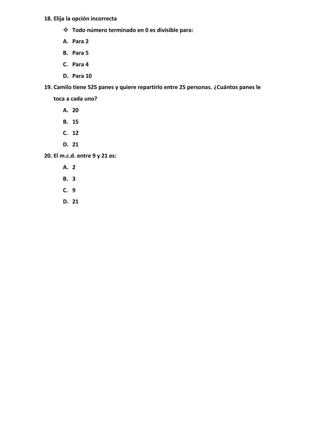 Examen Quimestral Quinto