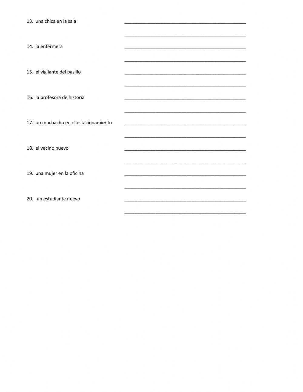 SP2 What's your name?  My name is...