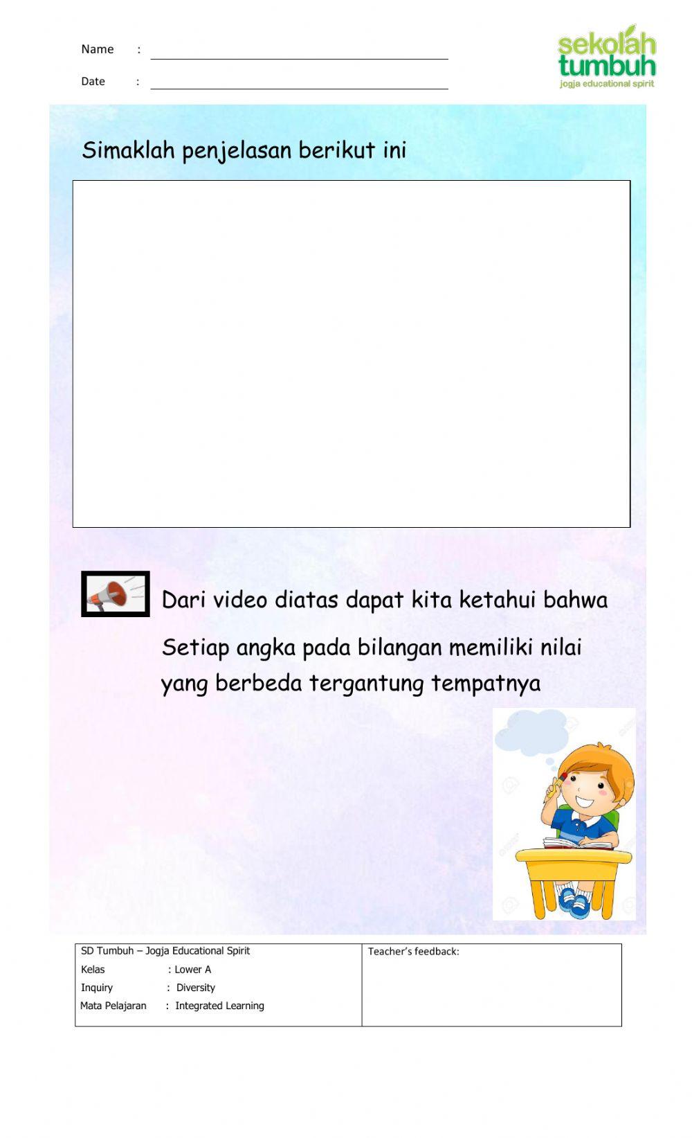 Nilai Tempat dan Nilai Angka (b)