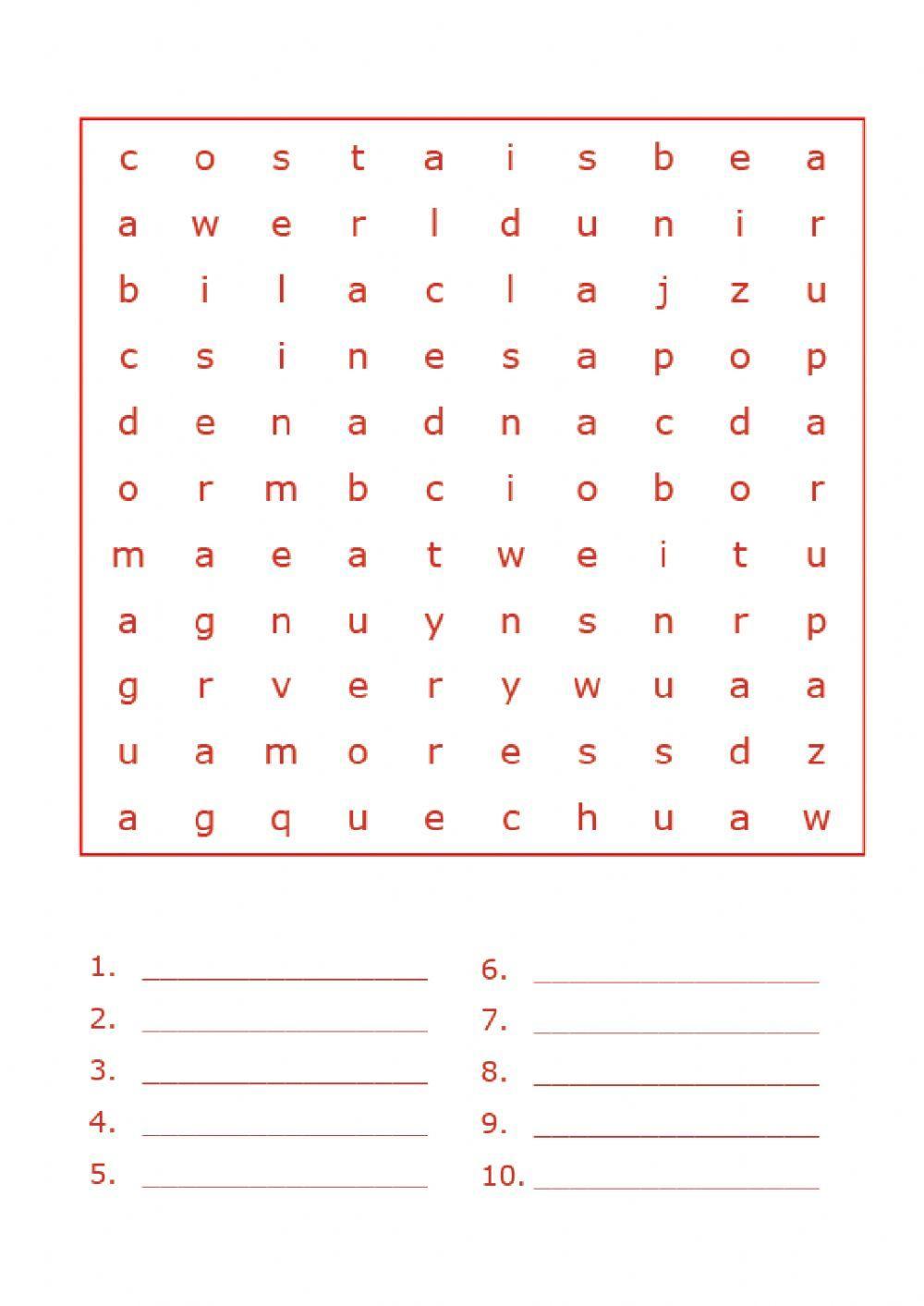 Las ocho regiones del perú