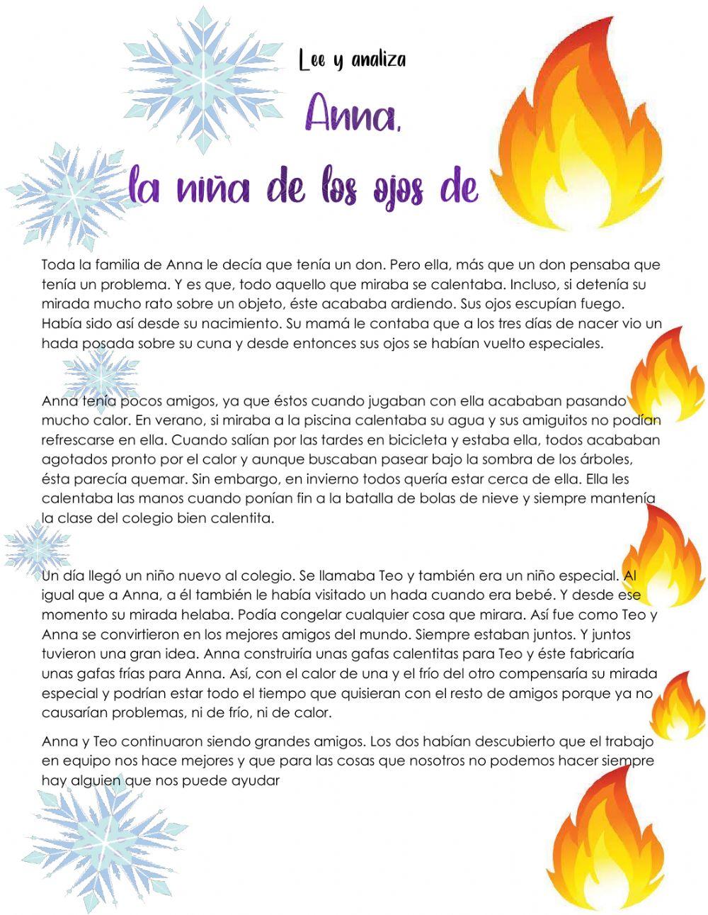 Anna, la niña de los ojos de fuego